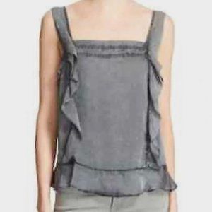 - Zadig & Voltaire Tendre Ruffle Tank.